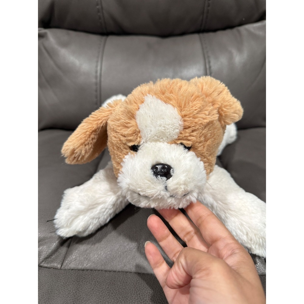 Barbie Mattel Puppy Dog Plush Tan White Pink Collar Stuffed Animal 2011 BE-132